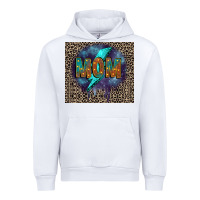White Leopard mom Urban Hoodie - FaDigitalArtStudio