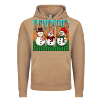 Vintage Coffee christmas snovman Vintage Hoodie - BarkalooDesign