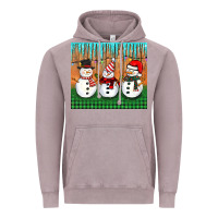 Vintage Zinc christmas snovman Vintage Hoodie - BarkalooDesign
