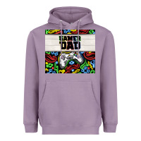 Lavender gamer dad Heavyweight Hoodie - TumblerDesignByShophia