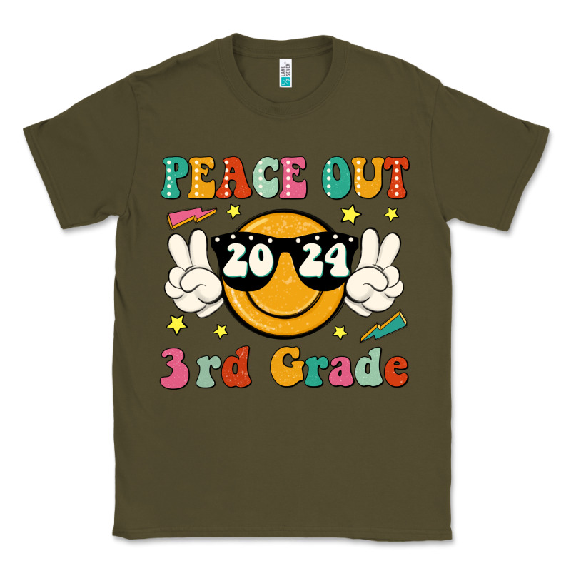 Peace Out 2024 3rd Grade Classic Tee by JahusDesignShop | Teevron