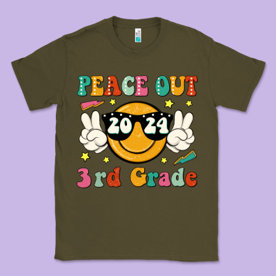Peace Out 2024 3rd Grade Classic Tee Designed By Jahusdesignshop