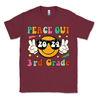 Burgundy peace out 2024 3rd grade Classic Tee - JahusDesignShop