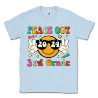 Dusty Blue peace out 2024 3rd grade Classic Tee - JahusDesignShop