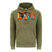 Vintage Olive love fall holstein cow Vintage Hoodie - Jasminsmagicworld