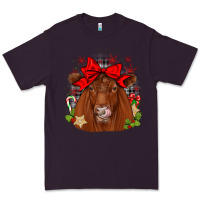 Plum christmas red angus Premium Tee - JahusDesignShop