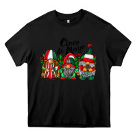 Black cinco de mayo mexican flag gnomes Heavy Core Tee - RacoonDesign