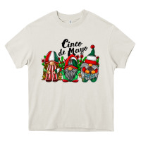 Cream cinco de mayo mexican flag gnomes Heavy Core Tee - RacoonDesign