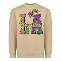 Mushroom louisiana mardi gras Heavyweight Sweatshirt - MaliasSmallBusiness
