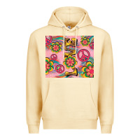 Pina Colada peace love hippie daisy Premium Hoodie - TumblerDesignByShophia