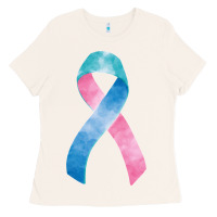 Bone thyroid cancer ribbon fa element Ladies Tee - FaDigitalArtStudio
