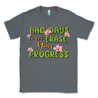 Charcoal Heather mental health uplifting quote Classic Tee - MaliasSmallBusiness