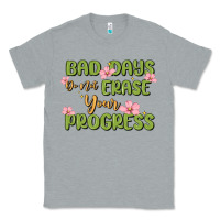 Heather Grey mental health uplifting quote Classic Tee - MaliasSmallBusiness