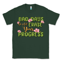 Sports Green mental health uplifting quote Classic Tee - MaliasSmallBusiness