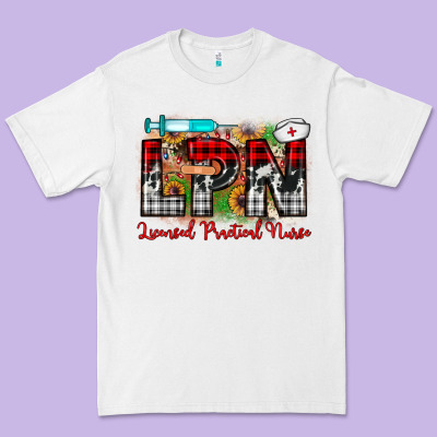 Christmas Lpn Licensed Practical Nurse Premium Tee Designed By Jahusdesignshop