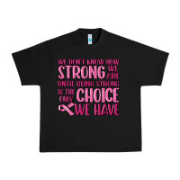 Black breast cancer we don't know how strong we are Urban Heavy Tee - MaliasSmallBusiness