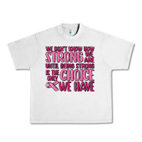 Lunar Rock breast cancer we don't know how strong we are Urban Heavy Tee - MaliasSmallBusiness
