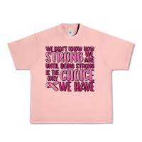 Salmon breast cancer we don't know how strong we are Urban Heavy Tee - MaliasSmallBusiness