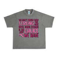 Tornado breast cancer we don't know how strong we are Urban Heavy Tee - MaliasSmallBusiness