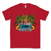Red Summer Classic Tee - CowhideDigitalArt