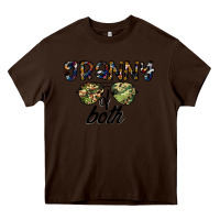 Chocolate Brown granny of both Heavy Core Tee - CowhideDigitalArt