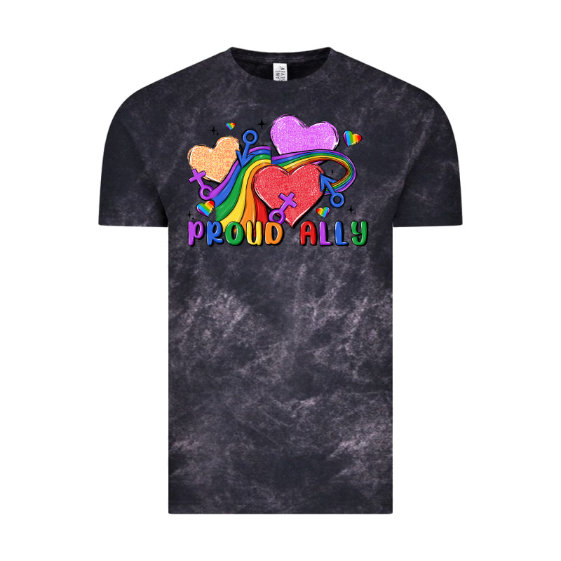 Proud Ally Vintage Tee by MaliasSmallBusiness | Teevron