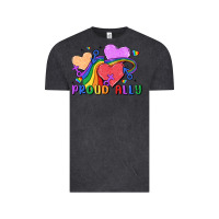 Vintage Black proud ally Vintage Tee - MaliasSmallBusiness