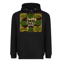 Black dad daily affirmations Heavyweight Hoodie - TumblerDesignByShophia