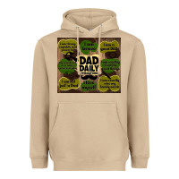 Mushroom dad daily affirmations Heavyweight Hoodie - TumblerDesignByShophia