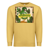 Antique Gold motherhood is a walk in the park Premium Sweatshirt - TumblerDesignByShophia