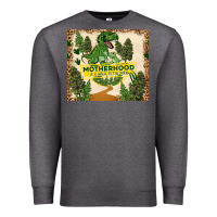 Charcoal Heather motherhood is a walk in the park Premium Sweatshirt - TumblerDesignByShophia