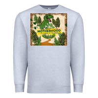 Heather Grey motherhood is a walk in the park Premium Sweatshirt - TumblerDesignByShophia