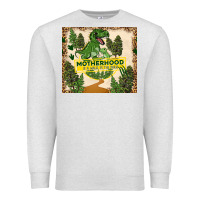 Oatmeal Heather motherhood is a walk in the park Premium Sweatshirt - TumblerDesignByShophia