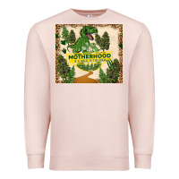 Pale Pink motherhood is a walk in the park Premium Sweatshirt - TumblerDesignByShophia