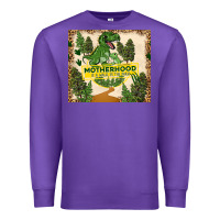 Purple motherhood is a walk in the park Premium Sweatshirt - TumblerDesignByShophia