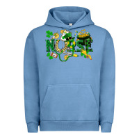 Pigment Pebble Blue nurse st patrick Urban Hoodie - FaDigitalArtStudio