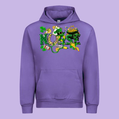 Nurse St Patrick Urban Hoodie Designed By Fadigitalartstudio