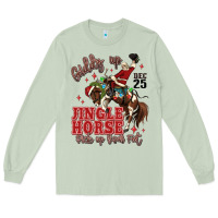 Matcha giddy up jingle horse pick up your feet Long Sleeve Tee - MaliasSmallBusiness