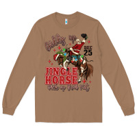 Toasted Coconut giddy up jingle horse pick up your feet Long Sleeve Tee - MaliasSmallBusiness