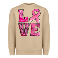 Mushroom Breast Cancer love Heavyweight Sweatshirt - NancyCooperArtShop