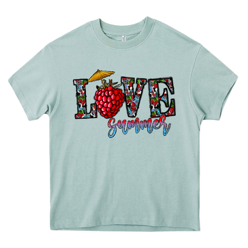 Love Summer Heavy Core Tee by CowhideDigitalArt | Teevron