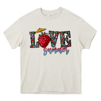 Cream love summer Heavy Core Tee - CowhideDigitalArt