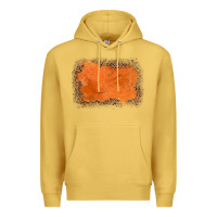Gemstone Orange Leopard Background Premium Hoodie | Teevron