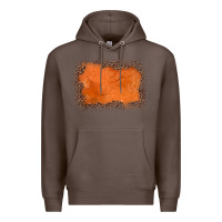 Coffee gemstone orange leopard background Premium Hoodie - JahusDesignShop