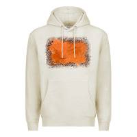 Oatmeal Heather gemstone orange leopard background Premium Hoodie - JahusDesignShop