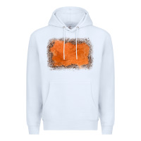 White gemstone orange leopard background Premium Hoodie - JahusDesignShop