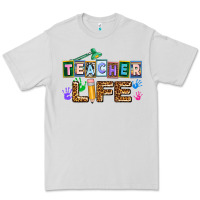 Dove Grey teacher life Premium Tee - AdoDesignShop