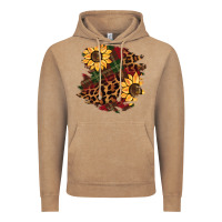 Vintage Coffee Christmas leopard sunflower Vintage Hoodie - BarkalooDesign