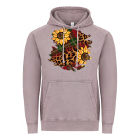Christmas Leopard Sunflower Vintage Hoodie | Teevron