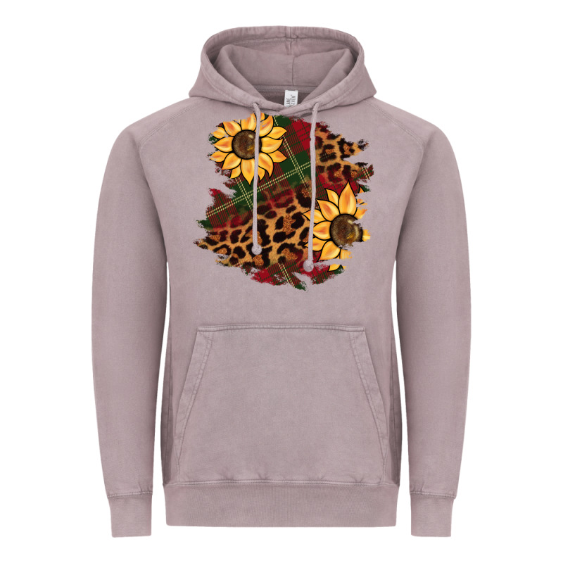 Christmas Leopard Sunflower Vintage Hoodie by BarkalooDesign | Teevron